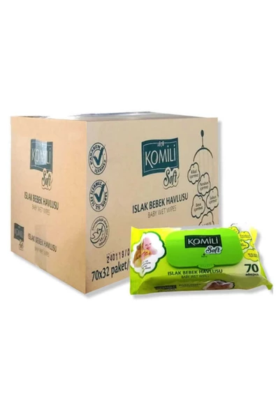 Komili Soft Islak Bebek Havlusu 70 Li 32 Adet - 3