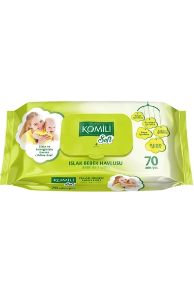 Komili Soft Islak Bebek Havlusu 70 Li 32 Adet - 4
