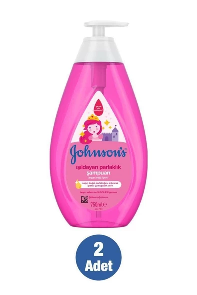 Johnson's Işıldayan Parlaklık Bebek Şampuanı 750 ml X 2 Adet - 2