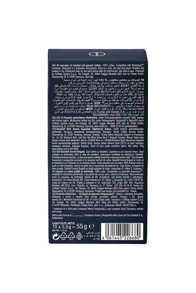 Davidoff Rıch Aroma Espresso Vıvıd & Spıcy Aluminium Kapsül Kahve 10'lu (nespresso Uyumlu) - 4