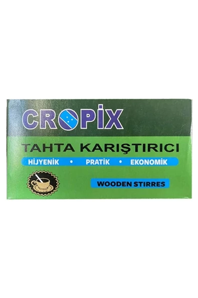 Cropix Tahta Karıştırıcı 500'lü 1 Kutu