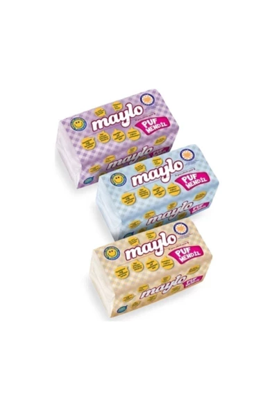 Maylo Çek Kullan Puf Mendil 150 Yaprak X 3 Adet