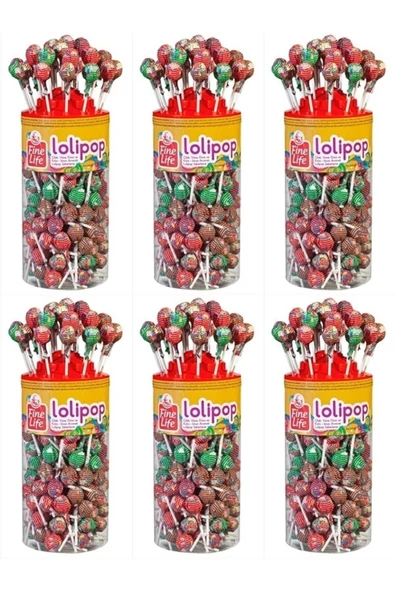 FineLife Lolipop 120 Adet - 11 G X 6 Paket Toptangrss