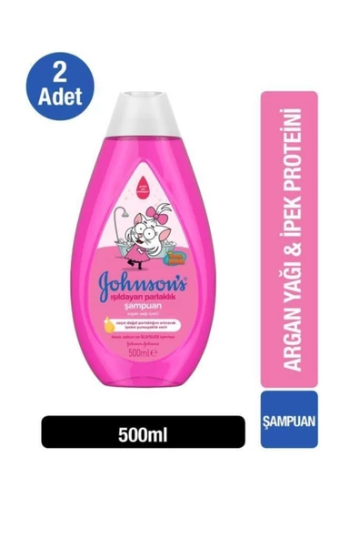 Johnson's Kral Şakir Işıldayan Parlaklık Bebek Şampuanı 500 ml X 2 Adet - 2