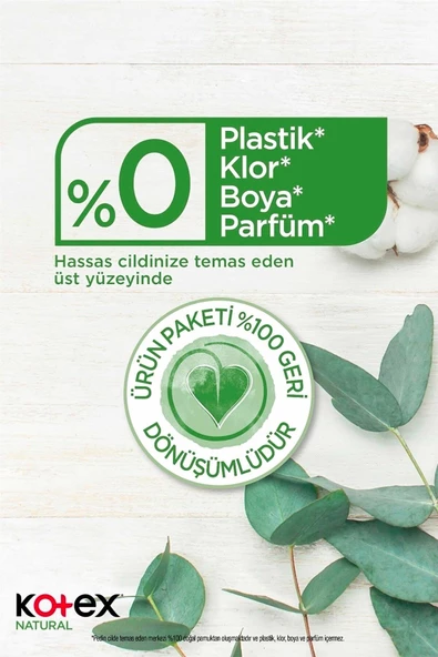 Kotex Natural Gece Hijyenik Ped 14'lü 4 Adet - 3
