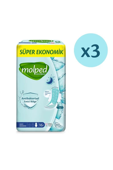 Molped Extra Hijyen Gece Süper Avantaj Paketi 48 Adet - 2