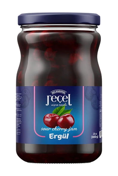 Ergül Şekerleme Ergül Vişne Reçeli 800 Gr