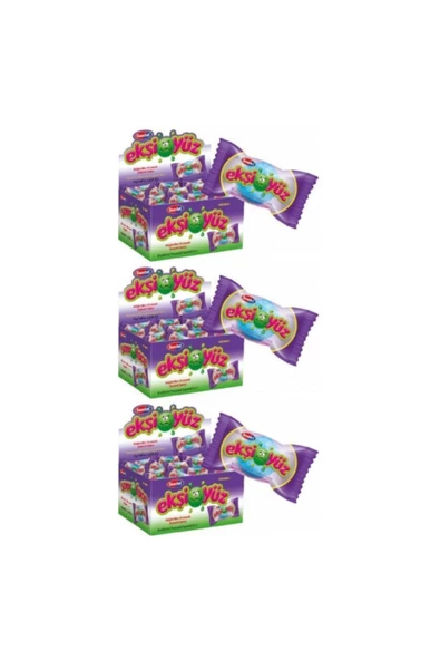 SAADET Ekşiyüz Sakız 100 Adet Böğürtlen 3 Paket - 1