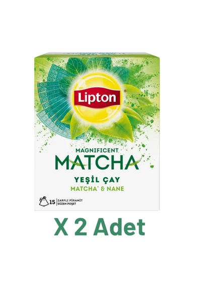 Lipton Matcha Nane Bardak Poşet Bitki Ve Meyve Çayı 15li X 2 Adet