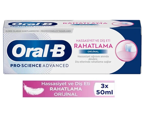 Oral-B Professional Hassasiyet Ve Rahatlama Diş Macunu 50 ml X3 - 9