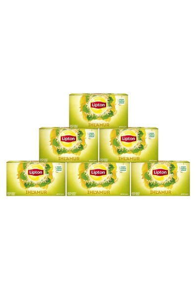 Lipton Ihlamur Bardak Poşet Çay X 6 Adet - 2
