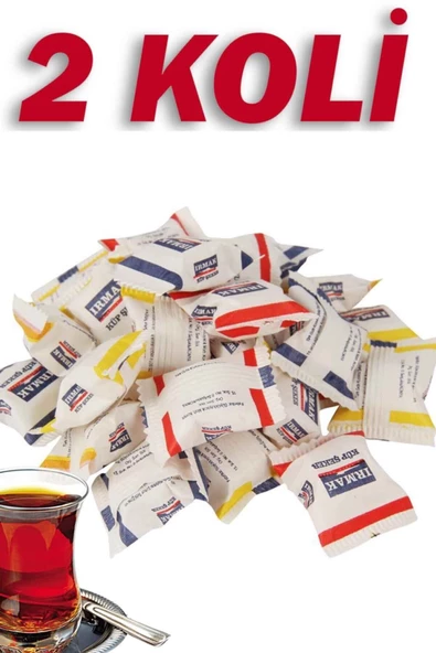 Irmak 2 Koli Tek Sargılı Hijyenik Küp Şeker 5 Kg X 2 (10 Kg) - 2