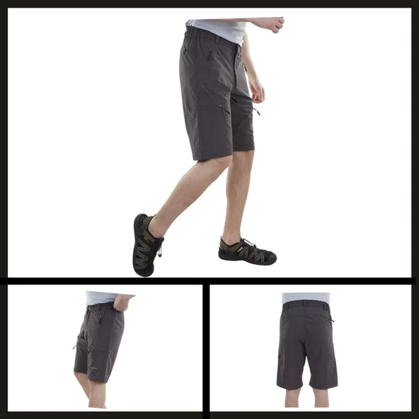 Uyguna-Yakala Füme  Colorado Erkek Short-ANT.525 - 2