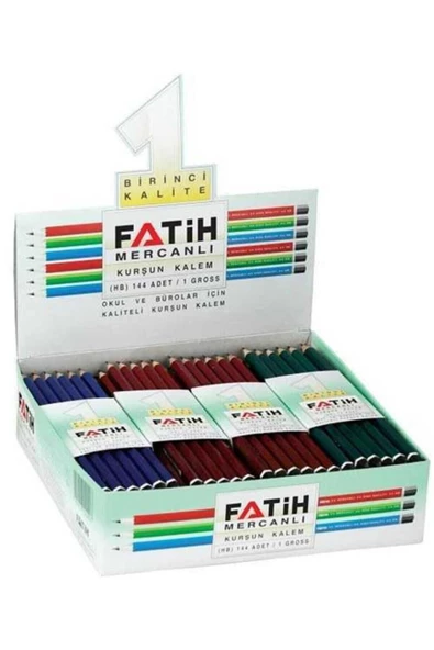 Fatih Kurşun Kalem Mercanlı 12010 (144 LÜ KUTU) - 1