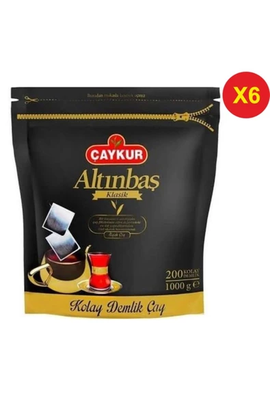 Çaykur Altınbaş Demlik Çay 5 Gr X 200 Adet X6 ürün görseli 1
