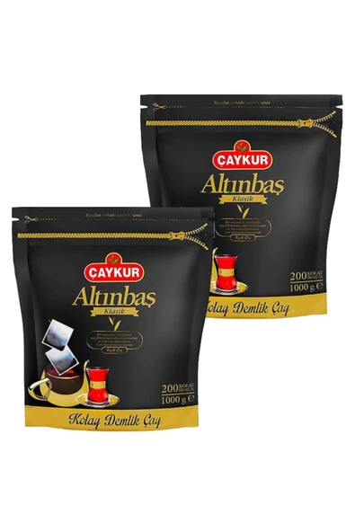 Çaykur Altınbaş Demlik Poşet Çay 5 gr 200'lü 2 Paket 400 Adet