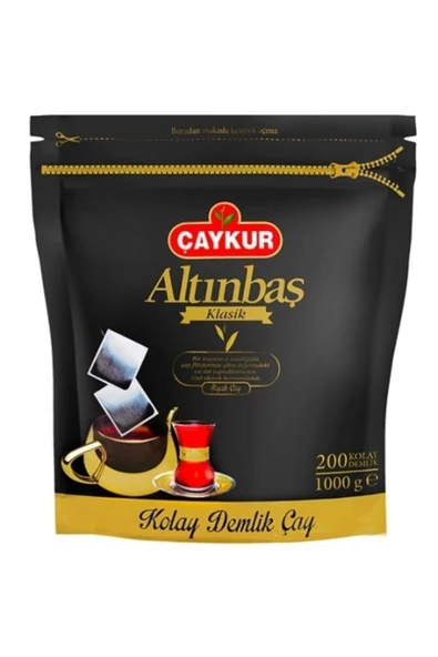 Çaykur Altınbaş Klasik Kolay Demlik Çay 200 Adet 1000 G