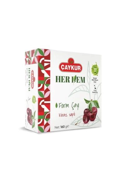 Çaykur Herdem Kiraz Saplı Form Çay 16 Gram * 100 Adet