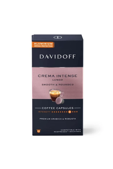 Davidoff Crema Intense Lungo Kapsül Kahve 10'lu 55g