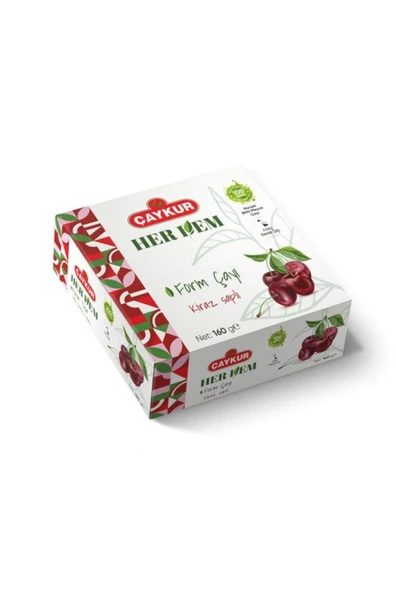 Çaykur Herdem Kiraz Saplı Form Çay 16 Gram * 100 Adet - 2