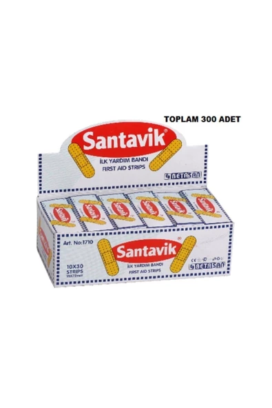 Santavik Yara Bandı 10'lu X 30 Adet 2 Paket 8547569842 - 2