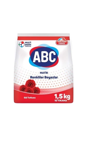 ABC Matik 1,5 kg Renkliler Beyazlar Gül Tutkusu - 1