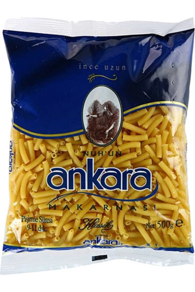 Ankara Makarna Ankara Ince Uzun 500 G X 20 Adet 10 Kg