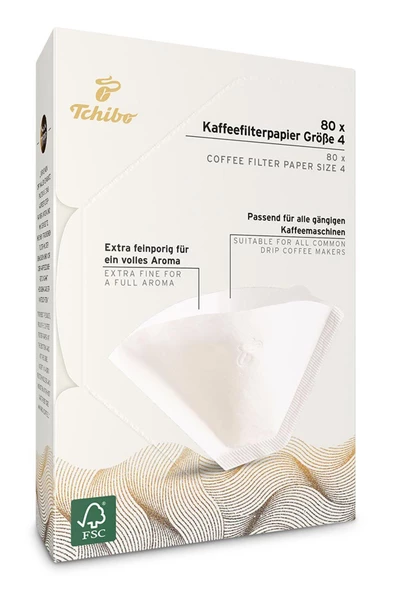Tchibo Filtre Kahve Kağıdı, Boyut 4, 80 adet - 4