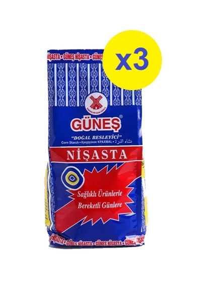 Güneş Mısır Nişastası 400g. X 3 Adet