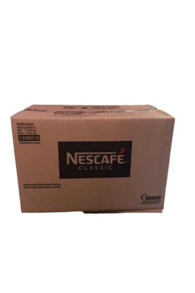 Nescafe Classic Hazır Kahve 2g X 1000 Adet (KOLİ)