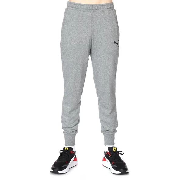 Puma Essential Logo Erkek Gri Günlük Stil Eşofman Altı 58671653 - 2