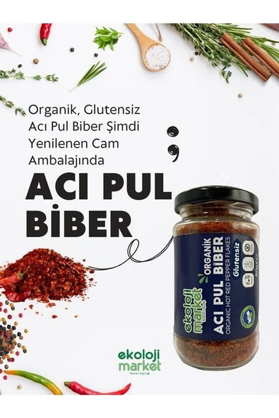 Organik Glütensiz Acı Pul Biber 80 gr - 4