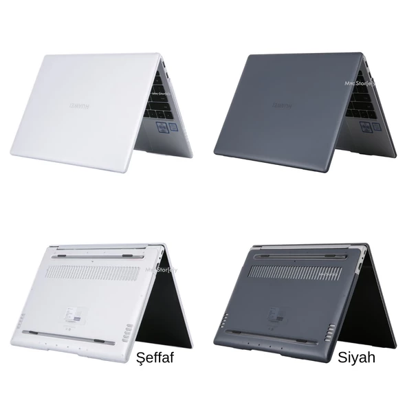 Huawei Kılıf Huawei Matebook 14 (2021-2022-2023 Yılı) ile Uyumlu Kristal Parlak Kılıf iz Yapmaz - 5