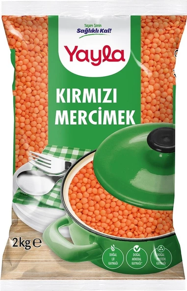 Yayla Kırmızı Mercimek 2 kg