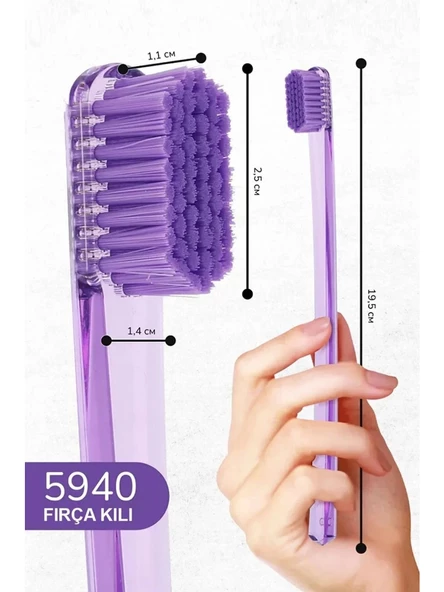 Rocs Pro 5940 Ultra Soft Diş Fırçası Mor Mor - 2