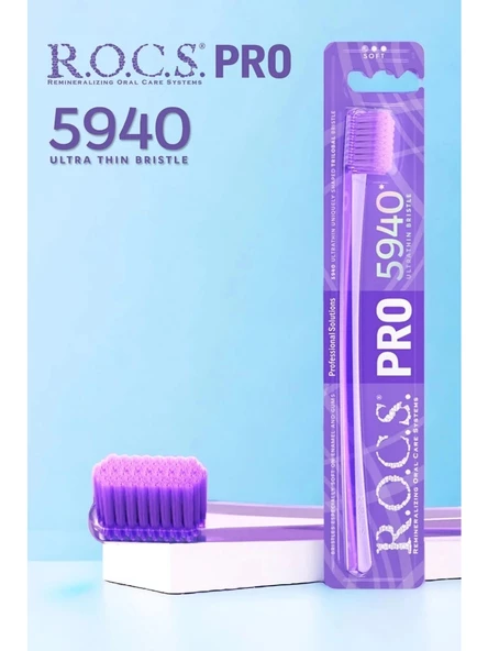 Rocs Pro 5940 Ultra Soft Diş Fırçası Mor Mor - 3