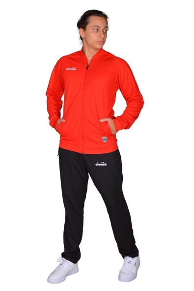 Diadora Nacce 22 - Erkek Kırmızı Eşofman Takımı - Nacce22-TKM - 2