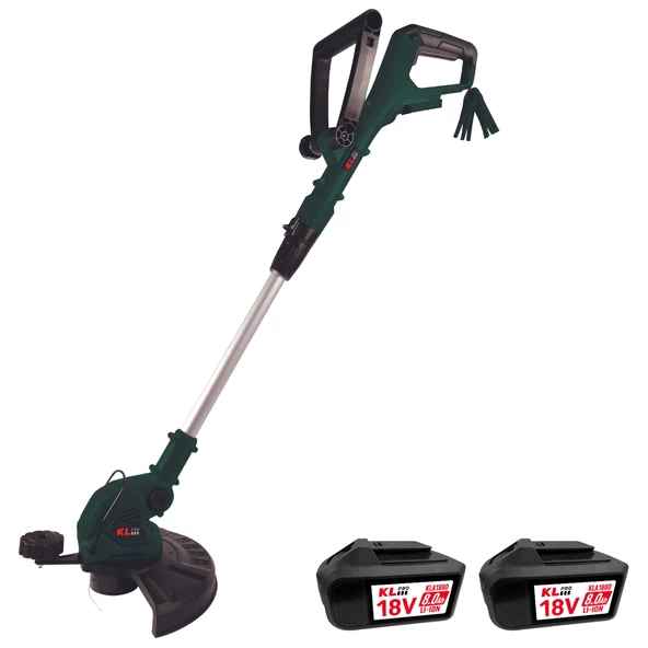Klpro KLBMB18-80 18V/8Ah. Çift Akülü Misinalı Çim Biçme Makinesi - 2