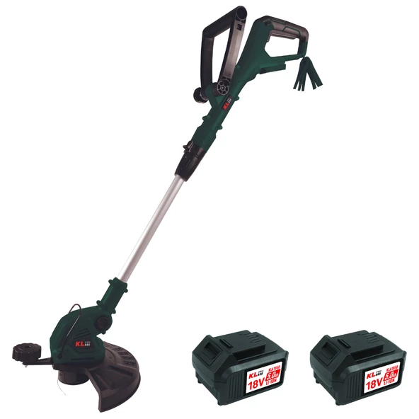 Klpro KLBMB18-50 18V/5Ah. Çift Akülü Misinalı Çim Biçme Makinesi - 3