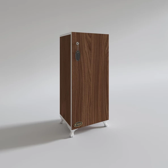 Kenzlife mutfak dolabı zehra 088*050*032 cvz kilitli ayaklı banyo evrak ofis kitaplık ayakkabılık kiler - Resim 3