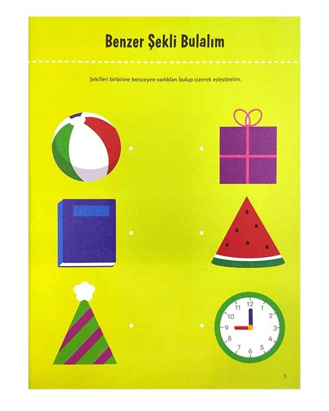 3 Yaş Dikkat Ediyorum Düşünüyorum Çözüyorum Erdem Yayınları - 3