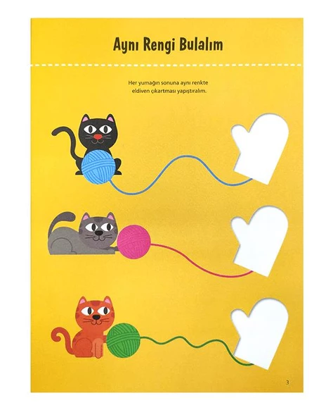 3 Yaş Dikkat Ediyorum Düşünüyorum Çözüyorum Erdem Yayınları - 2