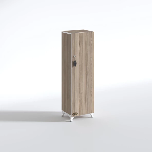 Kenzlife mutfak dolabı zehra 128*030*032 crd kilitli ayaklı banyo evrak ofis kitaplık ayakkabılık kiler - Resim 3