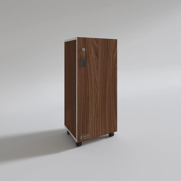 Kenzlife mutfak dolabı zehra 108*030*032 cvz kilitli tekerlekli banyo evrak ofis kitaplık ayakkabılık kiler - Resim 4