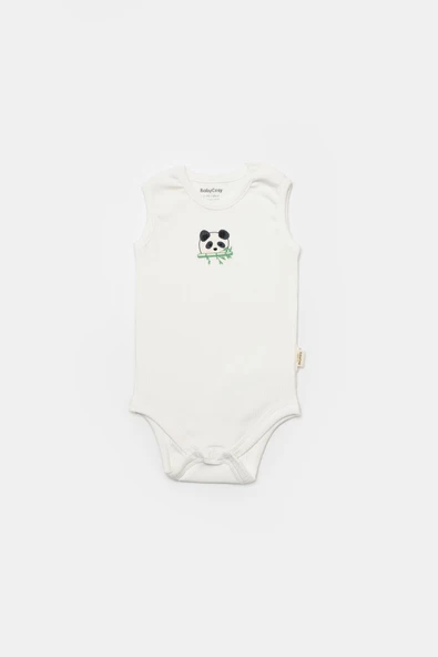 Bebek 2 Parça Kolsuz Body, %50 Bambu - %50 Organik Pamuk, Bebek ve Yenidoğan Serisi - CSYB9054 - 3