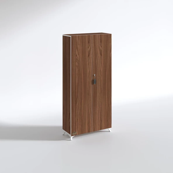 Kenzlife 2 kapılı dolap çilem 188*090*032 cvz kilitli ayaklı banyo mutfak ofis kitaplık ayakkabılık kiler - Resim 6