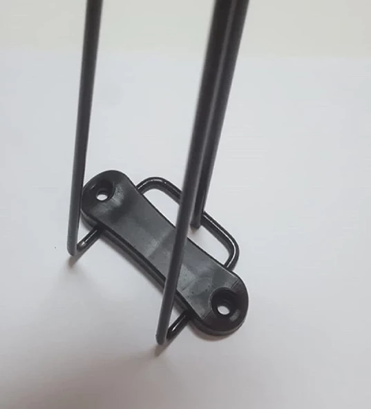 Grande Home yıldız 4 lü Metal Firkete Ahşap Kütük Sehpa ve Masa Ayağı 46 cm - 4