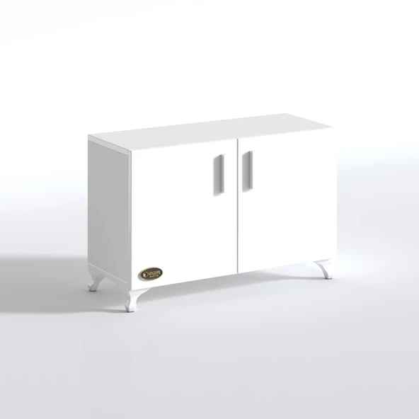 Kenzlife 2 kapılı dolap rabia 048*070*032 byz kapaklı ayaklı banyo mutfak ofis kitaplık ayakkabılık kiler - 7