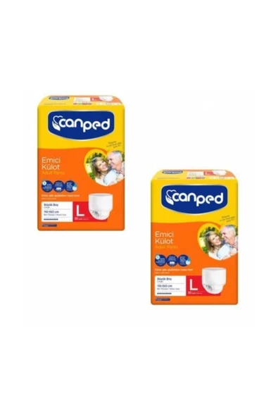 CANPED Emici Külot Hasta Bezi Büyük 2X30 Adet (Turuncu Paket) ürün görseli