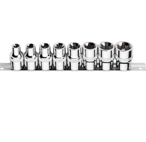 Ceta 8 Parça 3/8” Dış Torx Lokma Anahtar Takımı